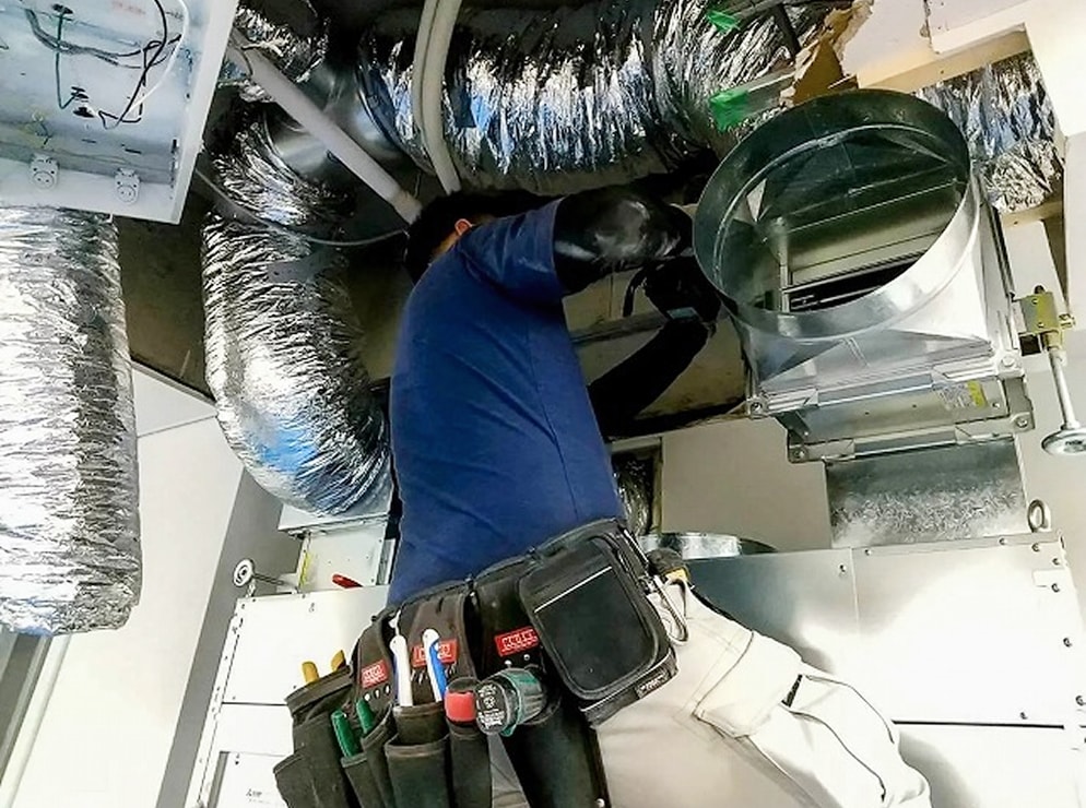 空調、換気設備の設計・施工・保守点検