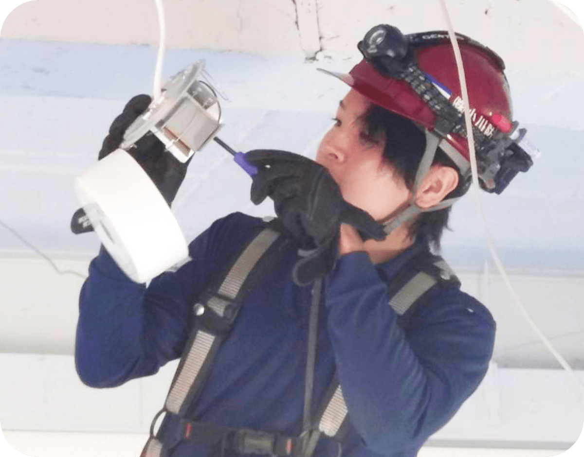 人々の生活を支えるインフラの一部を
自分が作り上げたという達成感